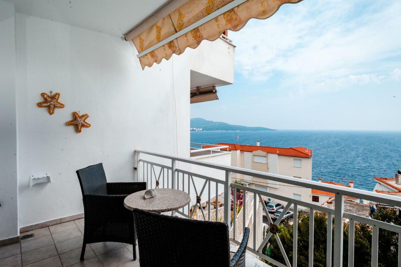 Casa Bianca Μεζονέτα Με Θέα Στη Θάλασσα Apartman Néosz Marmarász Kültér fotó